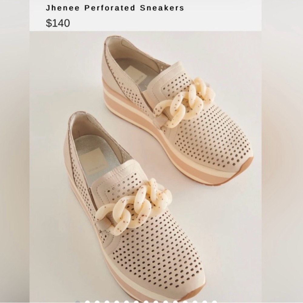 DOLCE VITA JHENEE Perforated Platform Slip On Size: 6.5